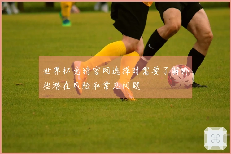 世界杯竞猜官网选择时需要了解哪些潜在风险和常见问题